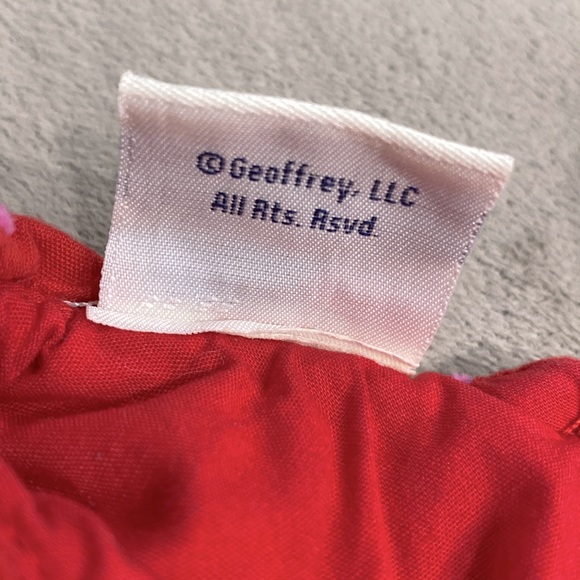 Hooray by Cynthia Rowley 100% Cotton Red Lined Ruffles Baby Girl Summer Dress !! - Picture 5 of 8